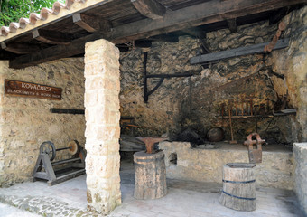 Obraz premium Parc national de la Krka - Forge du Musée ethnographique