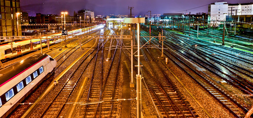 Fototapeta na wymiar Geneva Trainyard