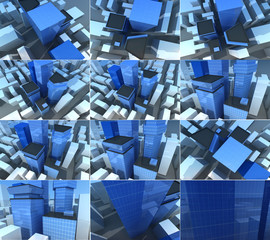 3D buildings collection