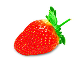 strawberry isolated on white background