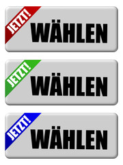 3 Button grau Band rgb WÄHLEN JETZT