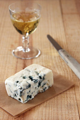 roquefort und wein