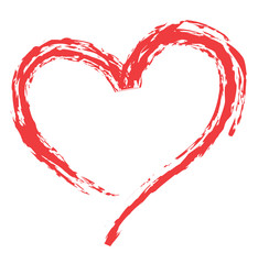 Plakat kształt serca dla symboli miłości
