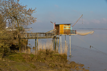 Cabane de p&ecirc;cheur sur la Garonne