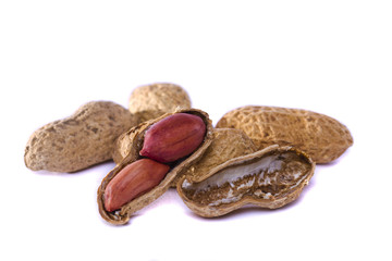peanuts on white