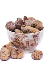 dry figs on a bowl