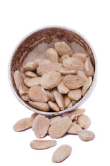 almonds on a bowl