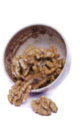 walnuts on a bowl