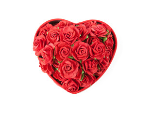 Obraz na płótnie Canvas Valentine's day box rose