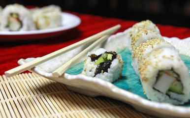 sushi rolls
