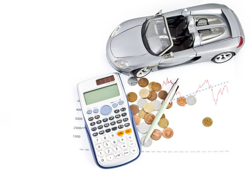 Car, Calculator, Money and Pen 9