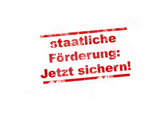 staatliche Förderung