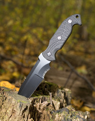 Obraz premium Black knife