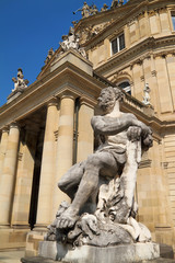 Hercules statue at New Palace,in Stuttgart Germany