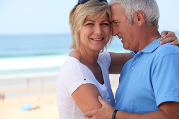 Fototapeta premium Middle-aged couple on holidays