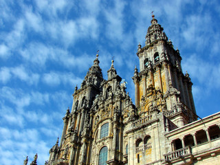 Fototapeta na wymiar Katedra w Santiago de Compostela, Galicja, Hiszpania