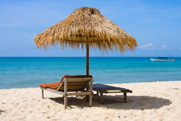 Beautiful tropical beach in Sihanoukville, Cambodia