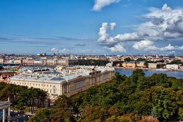 Obraz premium Urban landscape, the city of St. Petersburg