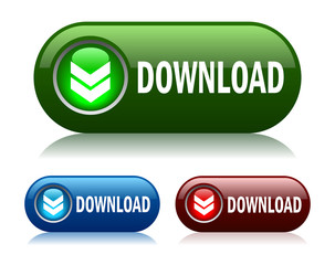 Vector download buttons set
