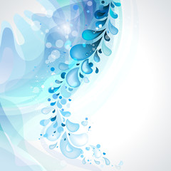 abstract blue motion background