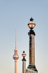 Fototapeta na wymiar Fernsehturm in Berlin, Germany