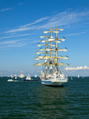 Sailing ships in the Baltic