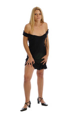 femme en robe noire 8