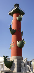 Rostral Column in St.Petersburg, Russia
