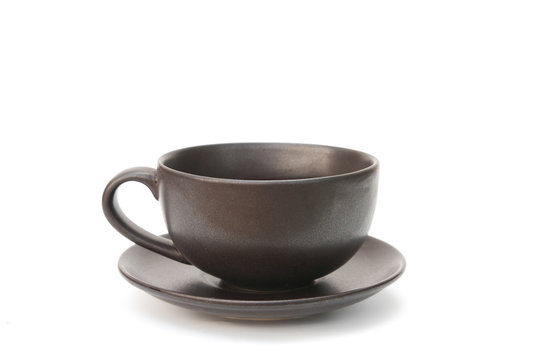 black coffee cup ,isolated