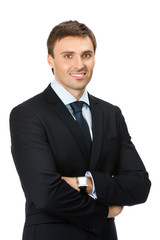 Businessman, isolated on white