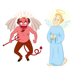 devil and angel