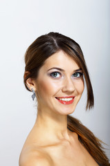 Fototapeta premium Portrait of beautiful young woman