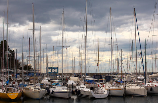 Boats, Grignano pier
