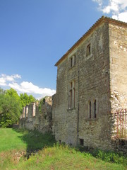 Fototapeta na wymiar Zamek panów z jabłek, Gironde, Aquitaine