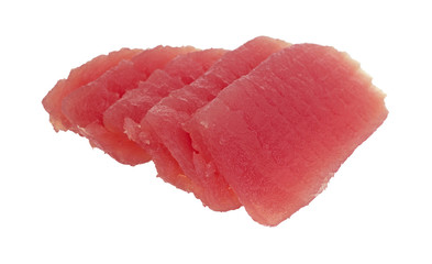 Yellowfin tuna slices
