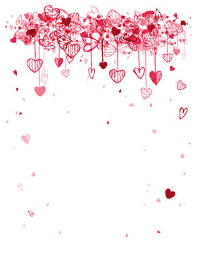 Valentine frame design with space for your text