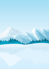 Winter mountains - 38389739