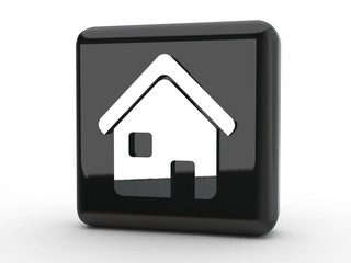 Button Home schwarz