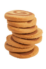 The high pile of biscuits