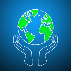 The world is in your hands.