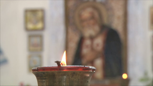 church icon lamp