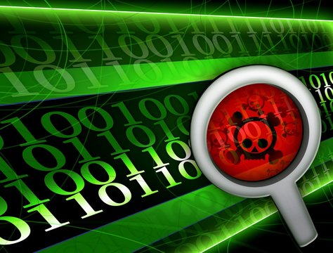 pirate virus hacker background