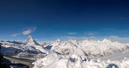 Fototapeta na wymiar Alpine Panorama