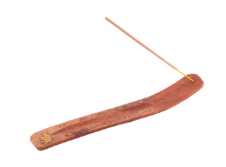 Aromatic stick on a holder.