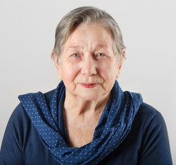 Senior woman's portrait