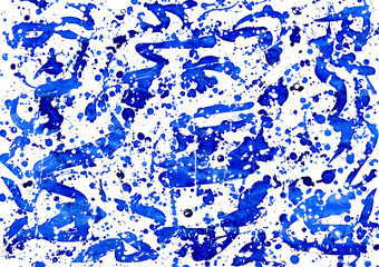 watercolor paint. snow theme