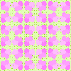 Seamless pattern with hearts