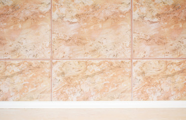 wall of a marble tiles