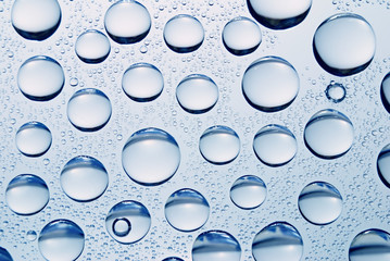 water drops abstract macro