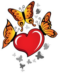 Obraz premium Heart theme image 6